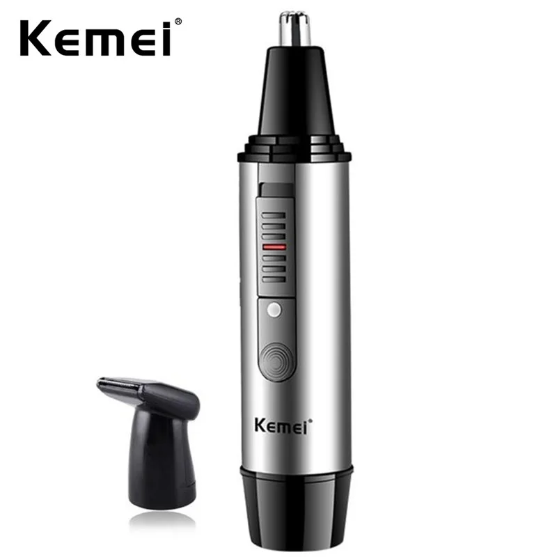 

Kemei KM-726 2 in 1 Rechargeable nose trimmer face trimer for men beard trimmer Precision grooming for nose and beard trimmer