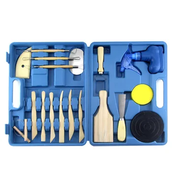 

18Pcs/Pack Wood+Steel Clay Tools Sculpture Tools Handmade Clay Tool Quality DIY Art Sculpture Sludge Special Box Packaging