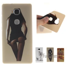 Para fundas Huawei honor 5X funda para coque Huawei honor 5×5 x caso cubierta de silicona para Huawei mate 7 mini caso huawai