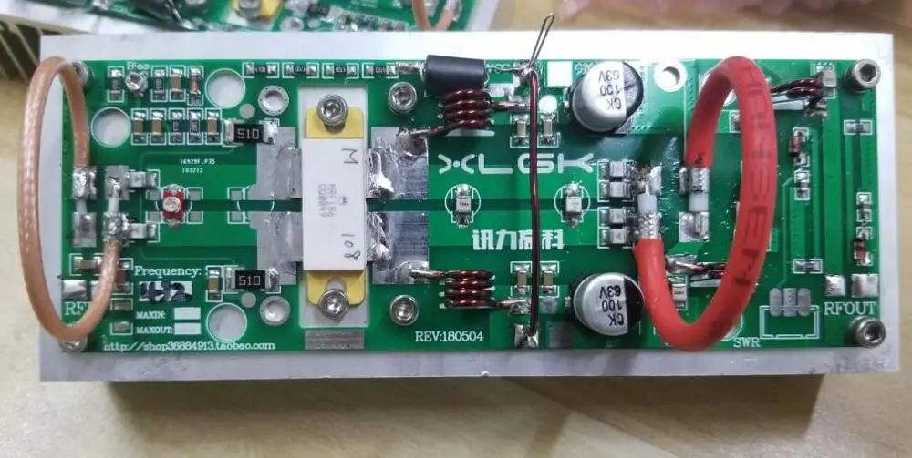 Последние DIY комплекты 100 Вт UHF 400-470MHZ усилитель мощности плата усилителя для радио 433MHz