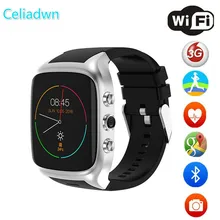 Celiadwn X01S обновления X02S умные часы на Android-часы телефон Heart Rate 3g Wi-Fi Bluetooth сим-карты Смарт-часы MTK6580 gps часы