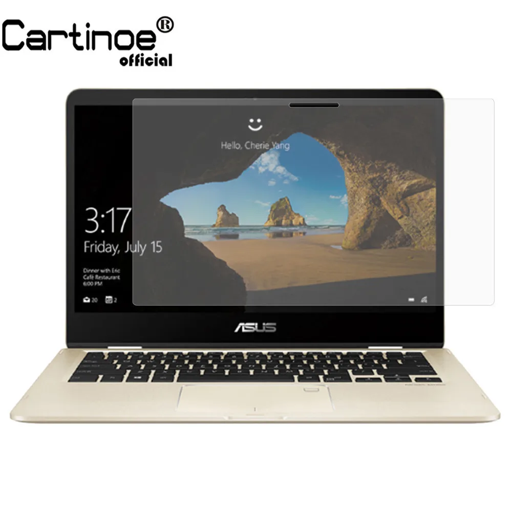 Cartinoe Экран протектор для Asus Zenbook флип 14 Ux461ua/Tp461ua 14 дюймов ноутбук, С антибликовым покрытием матовый ЖК-Экран гвардии пленка, 2 шт