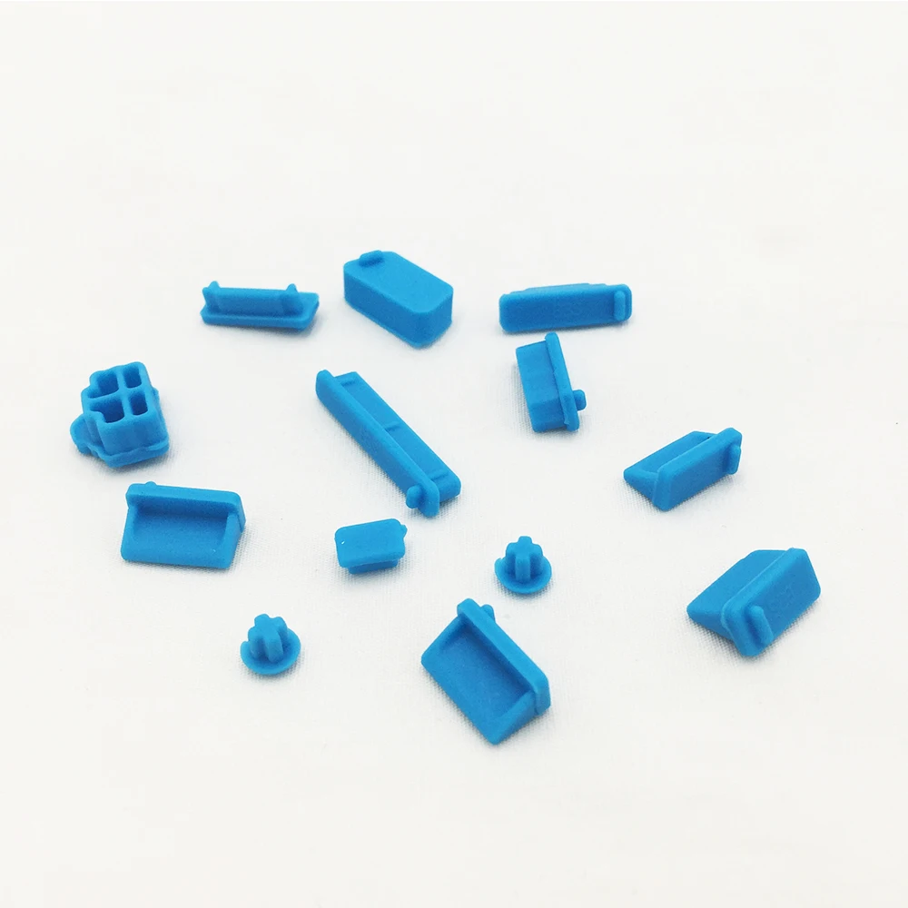 13PCSSet Candy Color Silicone Anti Dust Plug Cover Stopper Laptop dust plug laptop dustproof usb dust plug Computer Accessories (5)