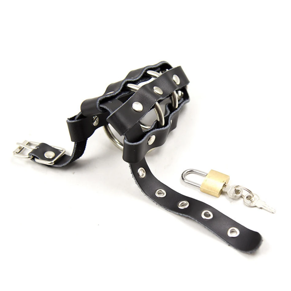 Кольцо на пенис из ПУ кожи для задержки эякуляции|cock ring|penis ringpenis cage |