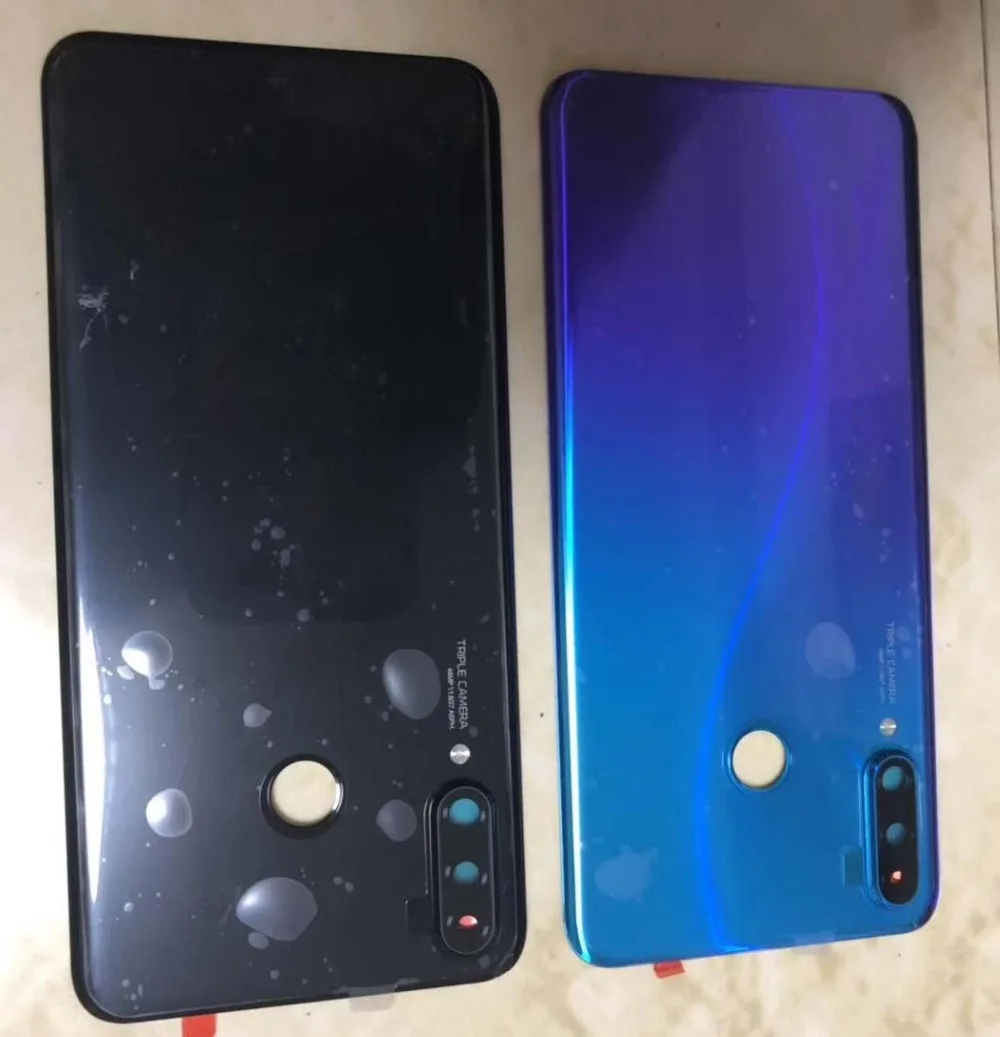 1 шт. оригинальное качество для huawei P30 lite Задняя крышка батареи задняя дверь стекло Корпус чехол+ клейкая наклейка Запасная часть