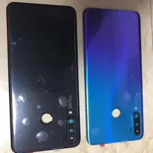 1 шт. оригинальное качество для huawei P30 lite Задняя крышка батареи задняя дверь стекло Корпус чехол+ клейкая наклейка Запасная часть