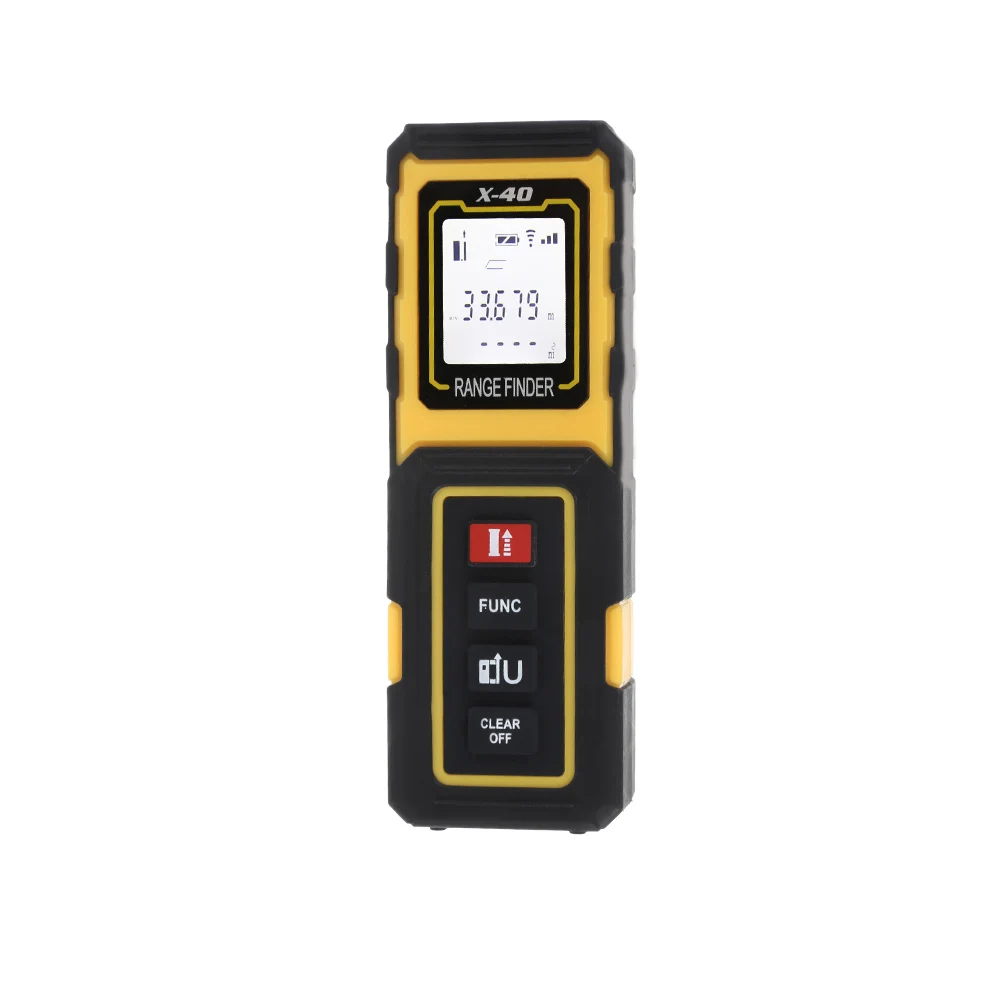 

40M Digital Handheld Rangefinder Laser Distance Meter Digital Measure Tester Area-volume-Angle tape measure tool