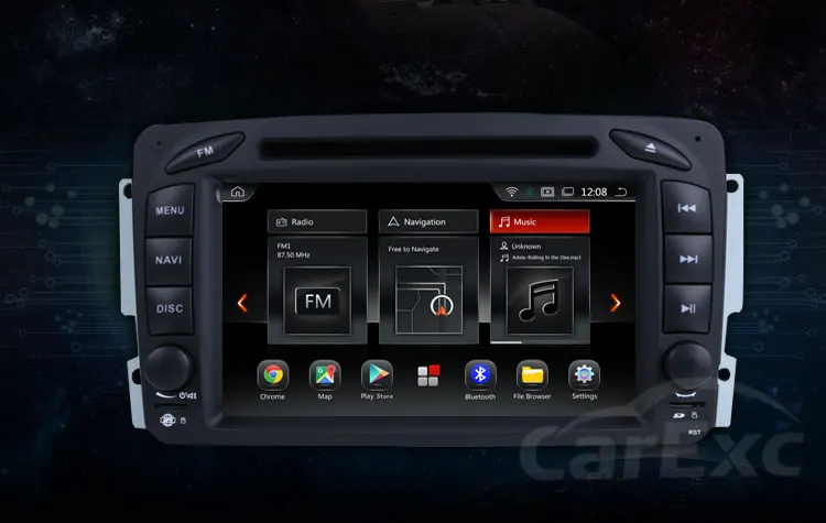 Sale Android 9.0 Two Din Octa Core Car DVD Player Stereo System For Mercedes Benz W209 W203 W463 Viano W639 Vito  WIFI Radio GPS Blu 7