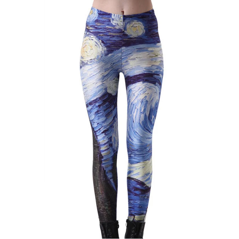Fashion New Print Leggins Legins Hot Female Fitness Sexy High Waist Leggings Women Workout Pants Clothing Personality Trousers