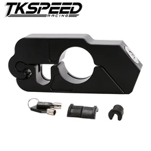 Motorcycle Handlebar Lock Scooter ATV Brake Clutch Security Safety Theft Protection Locks for Honda Kawasaki Yamaha Piaggio KTM