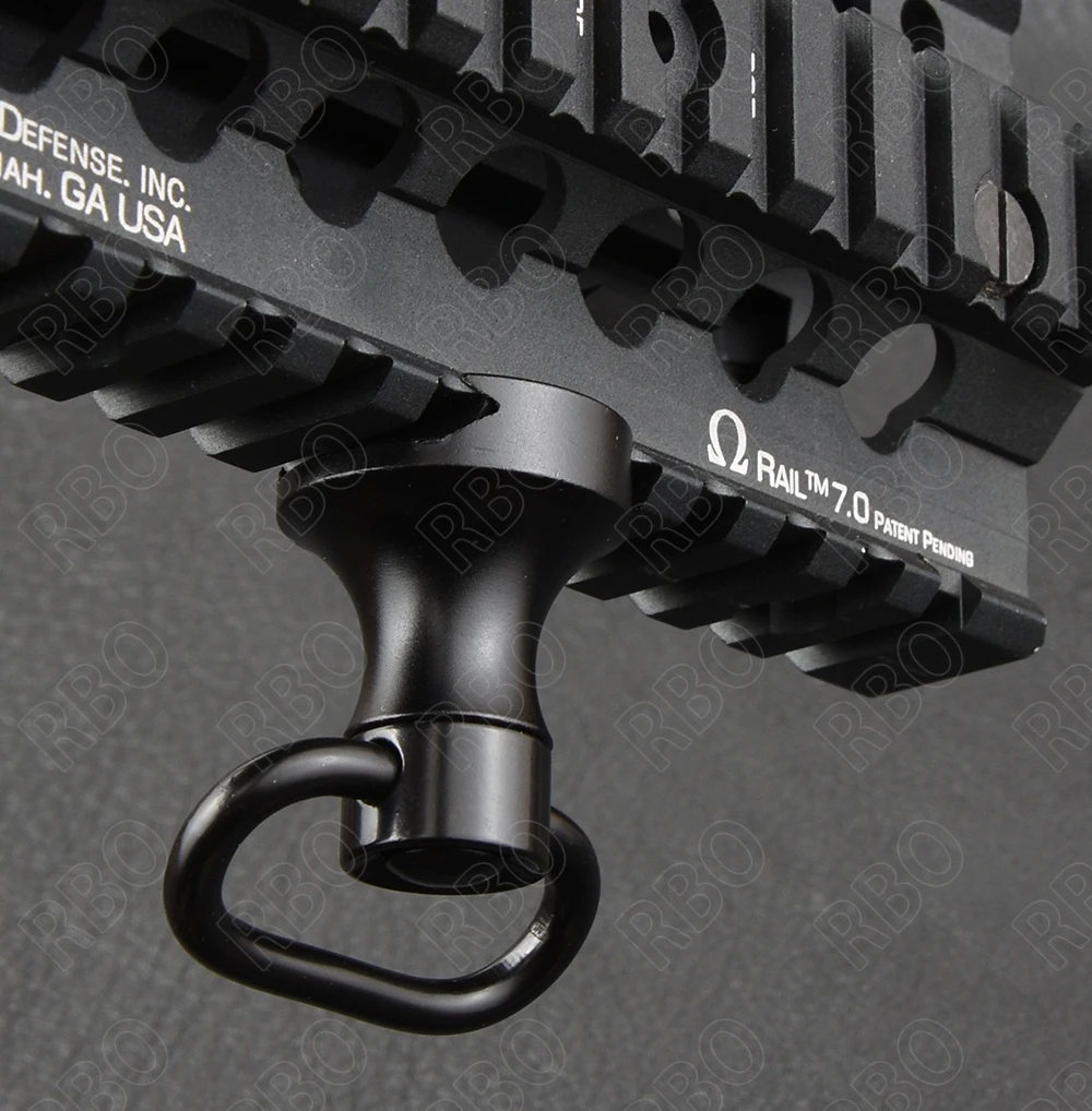 Sparta all steel qd gun sling swivels for 20mm picatinny rail adapter aluminium alloy BK M6624