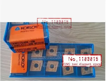 

Free shopping! 10inserts CNMG120408 HM NC3020 Lathe Cutting Tools CNC blade alloy carbide cutting tool Turning Inserts