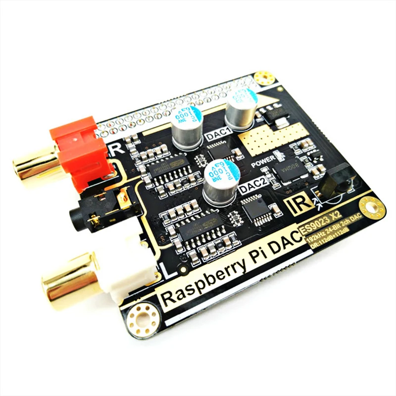 

I2S Volumio Moode Raspberry Pi DAC Raspberry Pi 3B + HIFI Dual Decoding DAC + Remote Control