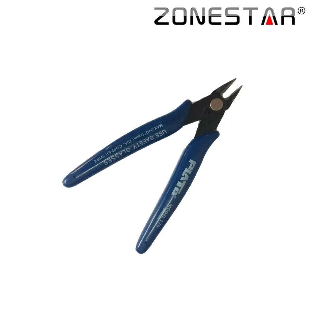 

ZONESTAR DIY Electronic Diagonal Pliers Side Cutting Nippers Wire Cutter