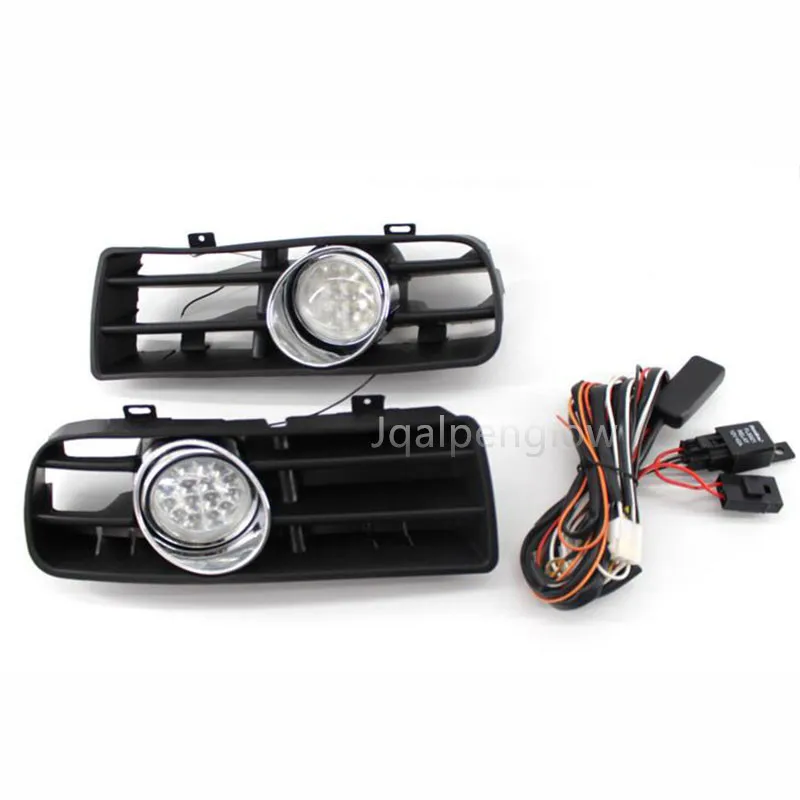 1Pair Front Fog Lights Fog Lamps For VW (8)