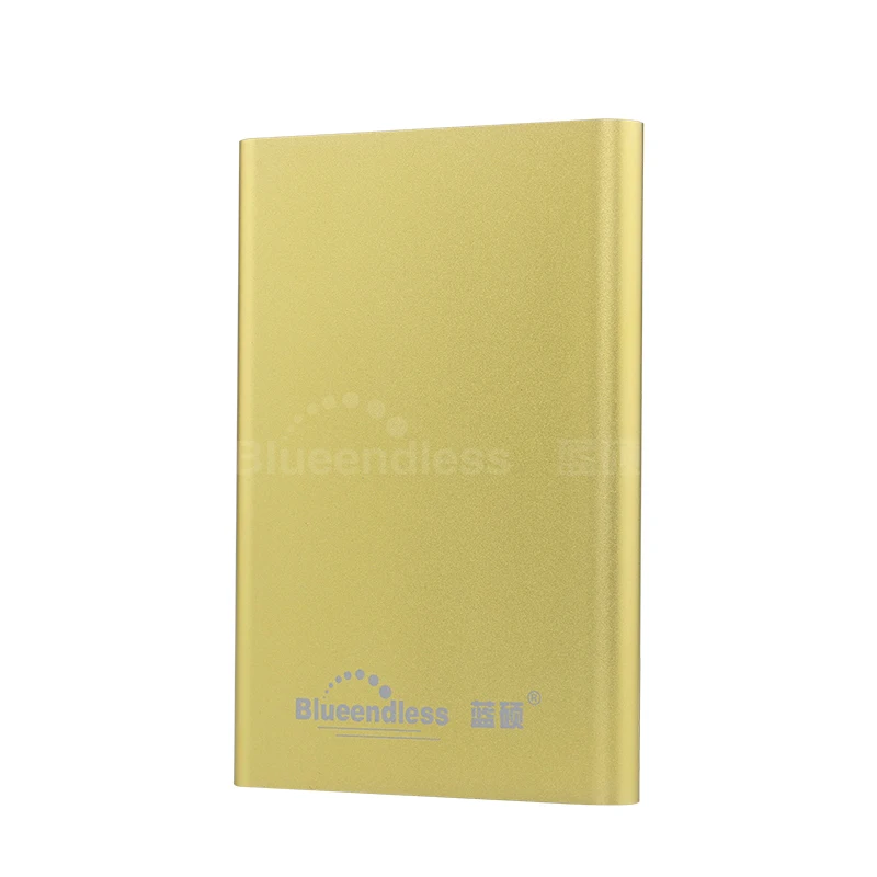  Carcasa de aluminio disco duro portátil Puerto micro-b USB3.1 velocidad 250G/320G/500G/750G/1 TB/2 