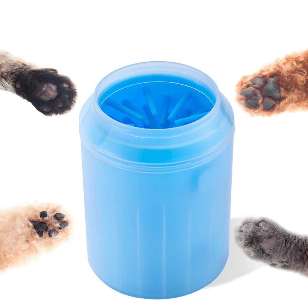 Dog Foot Washer Cup Paw Cleaner Soft Silicone Combs Portable Pet Paw Clean Brush Quickly Wash Dirty Cat Foot Cleaning Bucket