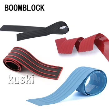 

BOOMBLOCK Car Styling Rear Door Protect Trim Cover Stickers For Peugeot 307 206 Jeep Ford Focus 2 3 VW Polo Golf 4 5 7 Touran T5