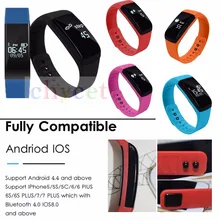 Tw648 Smart Bracelet Bluetooth 4.0 Fitness Tracker Health Wristband Sleep Monitor on Wrist Smart Watch for IOS/Android PK TW64S