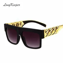 Мужские солнцезащитные очки больших размеров, Ретро стиль, фирменный дизайн, солнцезащитные очки для мужчин, большая оправа, черные, золотые, серебряные, Gafas De Sol Hombre Y9941