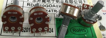 

1pcs/lot L-type dual potentiometer MN100K 148 potentiometer balanced handle length 25MMF