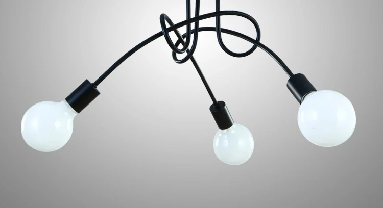 Luz de Teto Nórdico Moderno Simples Personalizado Criativo Lâmpadas Nordic Restaurante Quarto Sala Estar Metal Material Ferro 11 Cheap ceiling lights modern