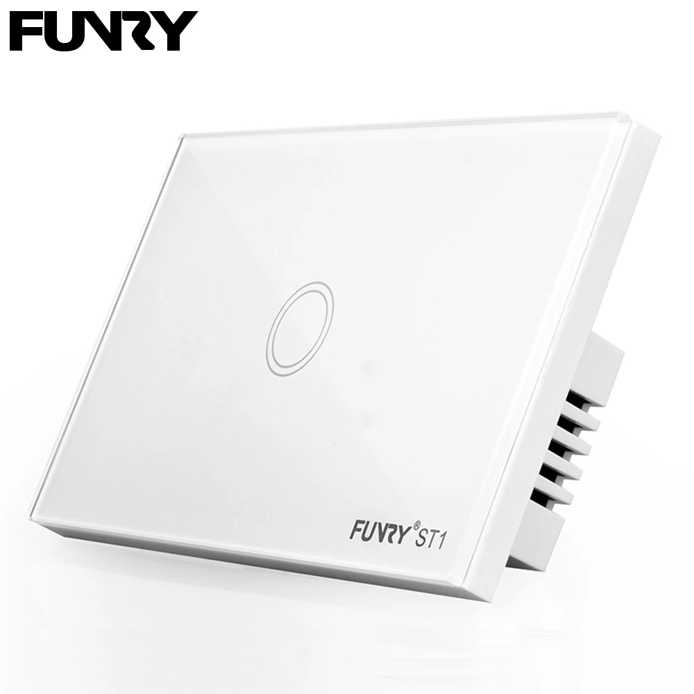 Funry ST1 1Gang US Standard 110 240V Light Touch Switch Touch Switch Sensor Switch Wall Switch
