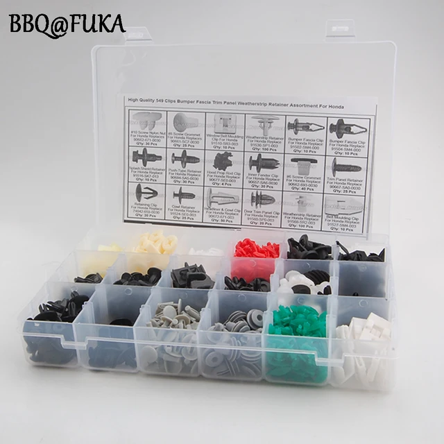 Best Price 549 Plastic Clips Bumper Fascia Trim Panel Retainer Clip Assortment Kits Fit For Honda Isuzu Mazda Nissan Toyota Mitsubishi Best Price 549 Plastic Clips Bumper Fascia Trim Panel Retainer Clip Assortment Kits Fit For Honda Isuzu Mazda Nissan Toyota Mitsubishi