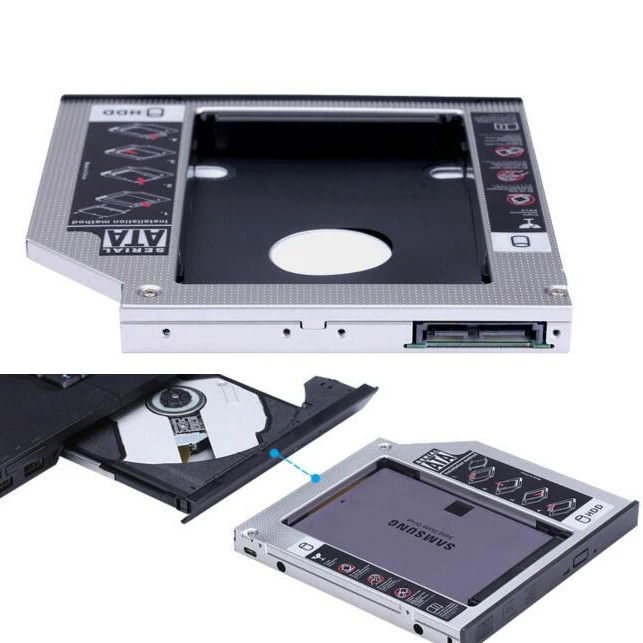 Корпус kebidu AK SATA 3 0 к Sata 2nd HDD Caddy 12 7 мм корпус SSD Optibay для Lenovo Thinkpad R400 R500 T420 T430 T520|2nd hdd|hdd
