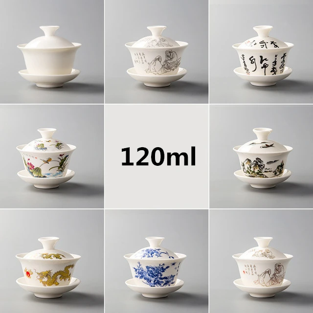 Традиционный китайский чайный сервиз Gaiwan чайные чашки 120 мл керамический Zisha