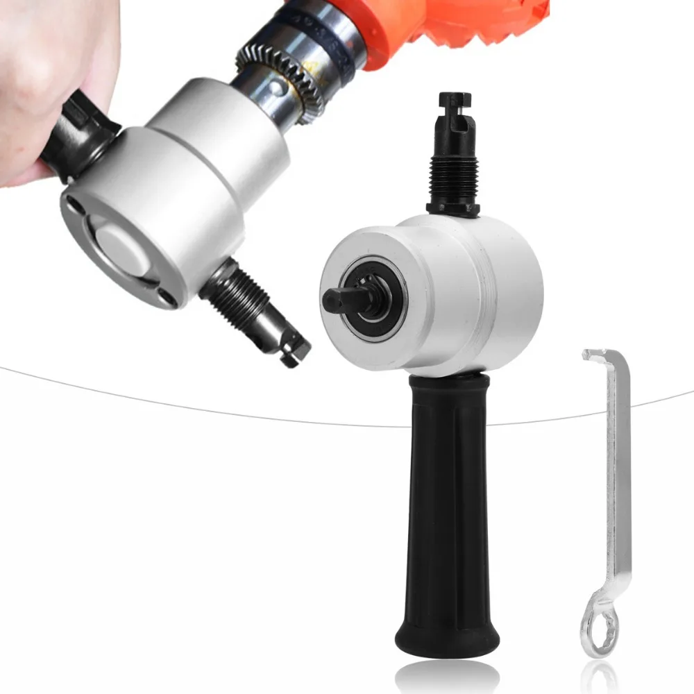 TRANVON Sheet Metal Cutting Nibble Metal Cutter Double Head Nibbler Blade Saw Cutter Tool Drill Bits Accessory Cutting Machine