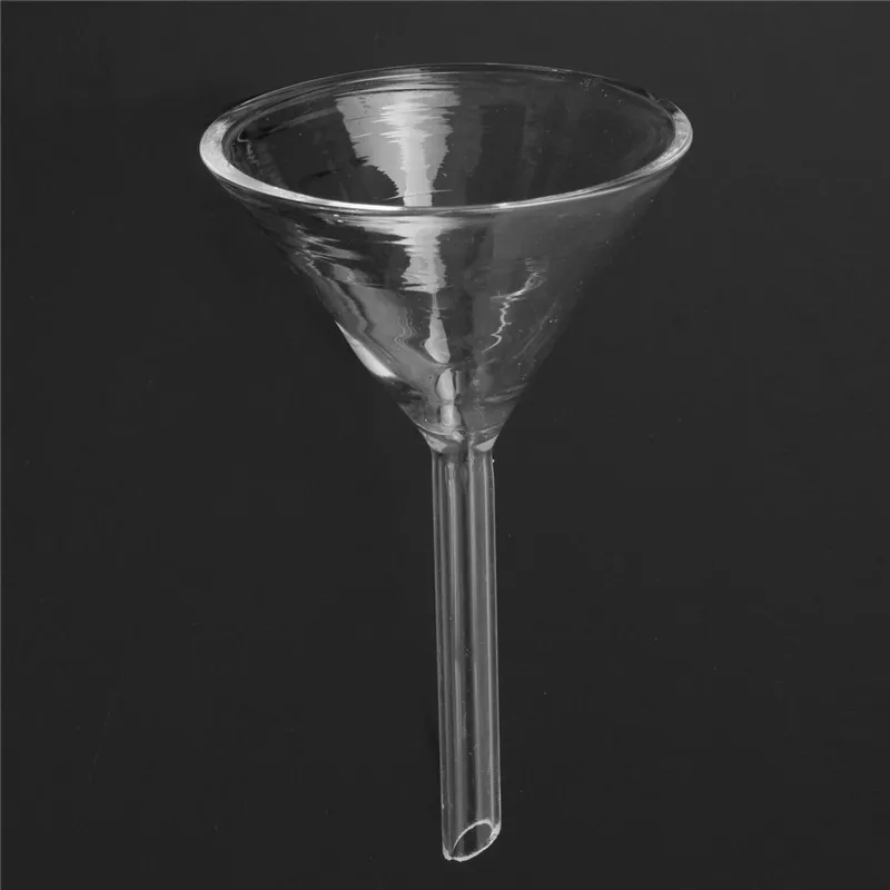 Новое поступление Mrosaa 1 шт. 60 мм прозрачная стеклянная треугольная Воронка лабораторная стеклянная посуда лабораторная химия Обучающие канцелярские принадлежности