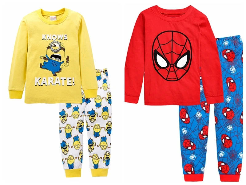 New Baby Wear Despicable Me Kids minion Pyjamas Pijamas Children's ...
