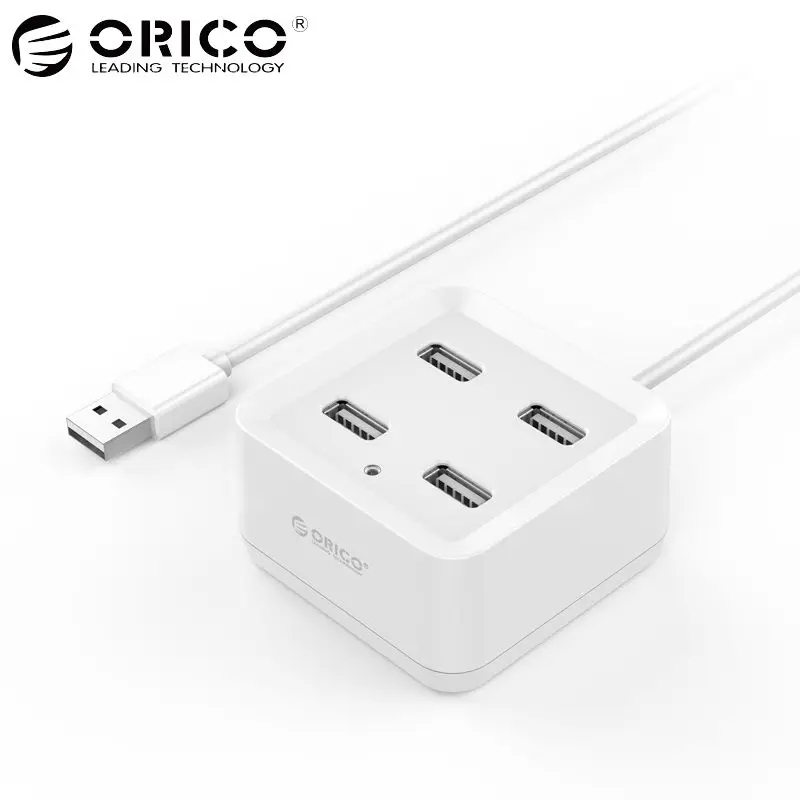 

ORICO USB2.0 HUB 4 Port USB HUB USB Splitter Power Adapter for iMac Computer Laptop Accessories HUB USB 2.0 with 100/150cm Cable