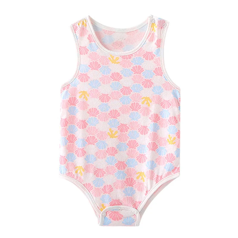 N Baby Vest Sleeveless Bodysuit Newborn Infant Bodysuit Baby Girl