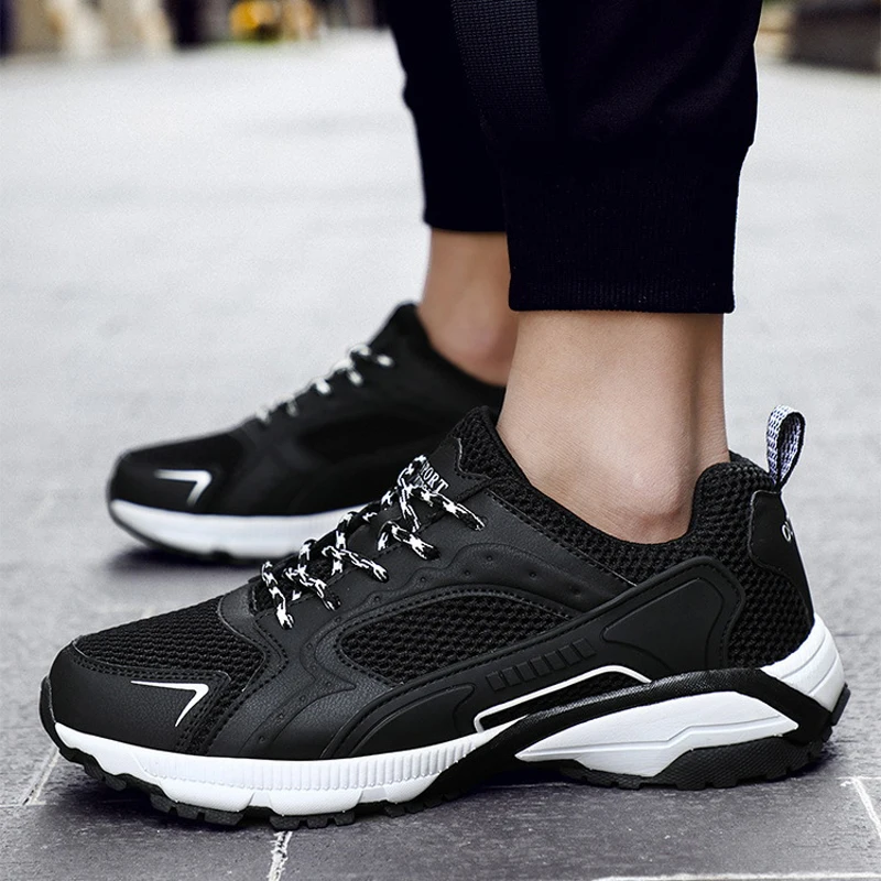 

Breathable comfortable mesh outdoor hiking shoes men's spring and summer shoes non-slip casual comfortable shoes solid bottom
