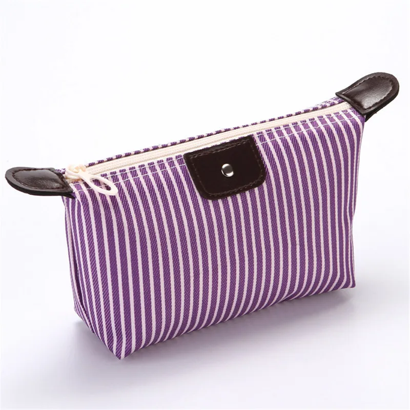 Женская косметичка дорожный макияж сумки Модный женский Макияж сумка несессер Органайзер чехол клатч Tote Лидер продаж - Цвет: Purple
