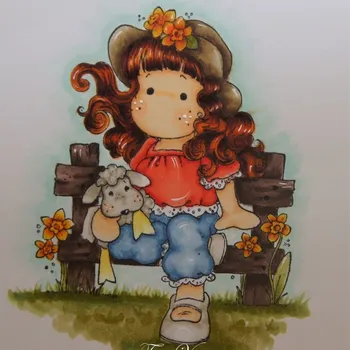 

Beautiful girl yulan Transparent Silicone Rubber Stamp and die Sheet Cling Scrapbooking DIY Cute Pattern Photo Album Stamp