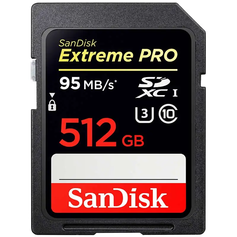 Sandisk Extreme Pro 512 карта SDXC UHS-I sd карты 256 ГБ cartao de memoria Class10 V30 U3 95 МБ/с. слот для карт памяти DHL Для Камера - Емкость: SD-XXG-512GB