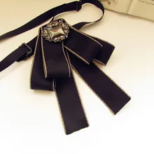 Винтажный костюм смокинг Свадебный галстук мужской и женский модный воротник цветочный корсаж Рабочая форма рубашка декоративные аксессуары