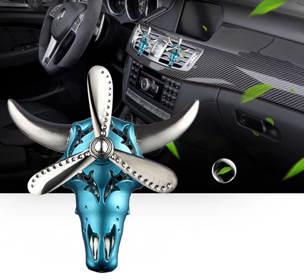 Автомобильный парфюм клип Taurus вращающийся Ox воздуха на выходе освежитель аромат автомобиля аромат запах Авто внутри украшения аксессуары