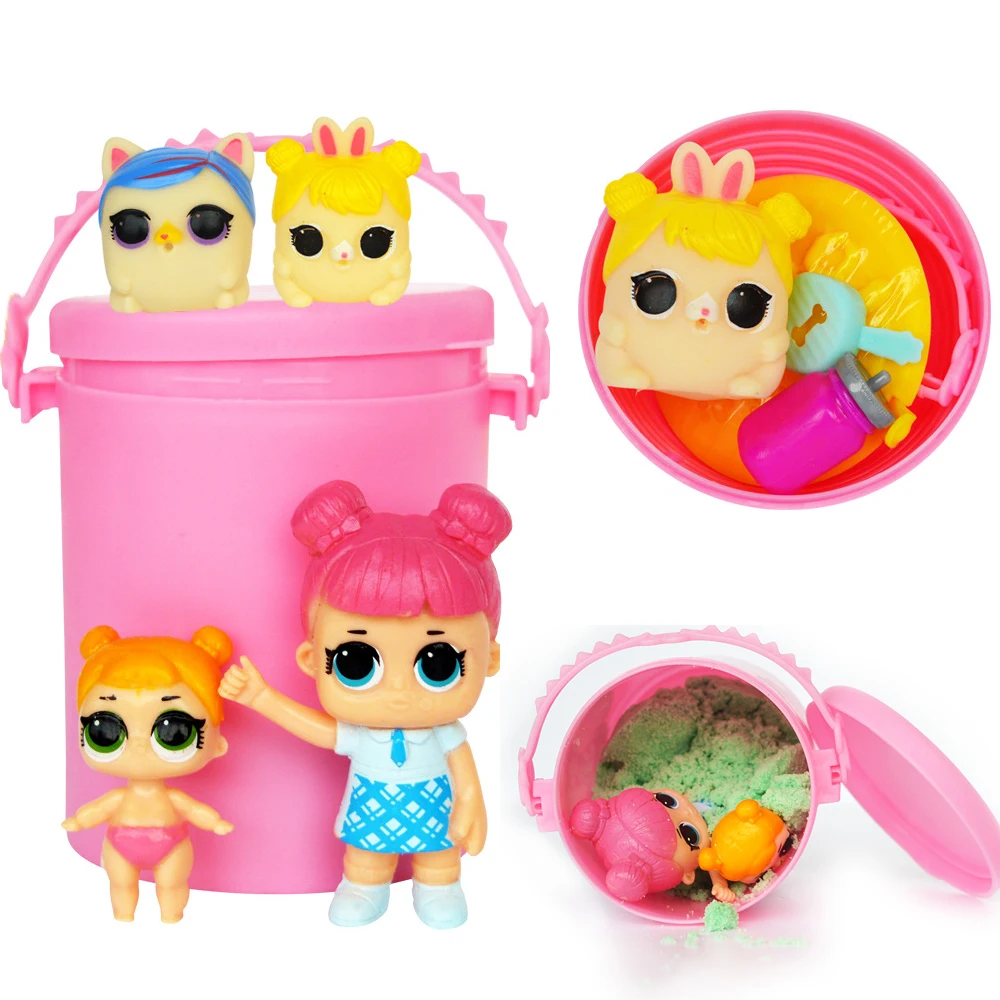 

3Pcs/Lot LoL With Play Sand Dolls Pet Series in the ball 9cm 3rd Series Toys in Ball Toys Surprise Gift For Children