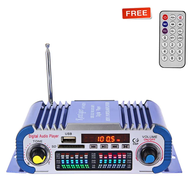 Best Price HY601 12V Digital Auto Car Stereo Power Amplifier 2 Channel Sound Mode LED Audio Music Player MP3 Speaker Support USB DVD SD FM Best Price HY601 12V Digital Auto Car Stereo Power Amplifier 2 Channel Sound Mode LED Audio Music Player MP3 Speaker Support USB DVD SD FM