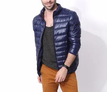 

2016 Winter Jacket men Duck Down Jacket Men Ultralight Down Jacket With a Hood Outdoors Winter Parka With Carry Bag doudoune