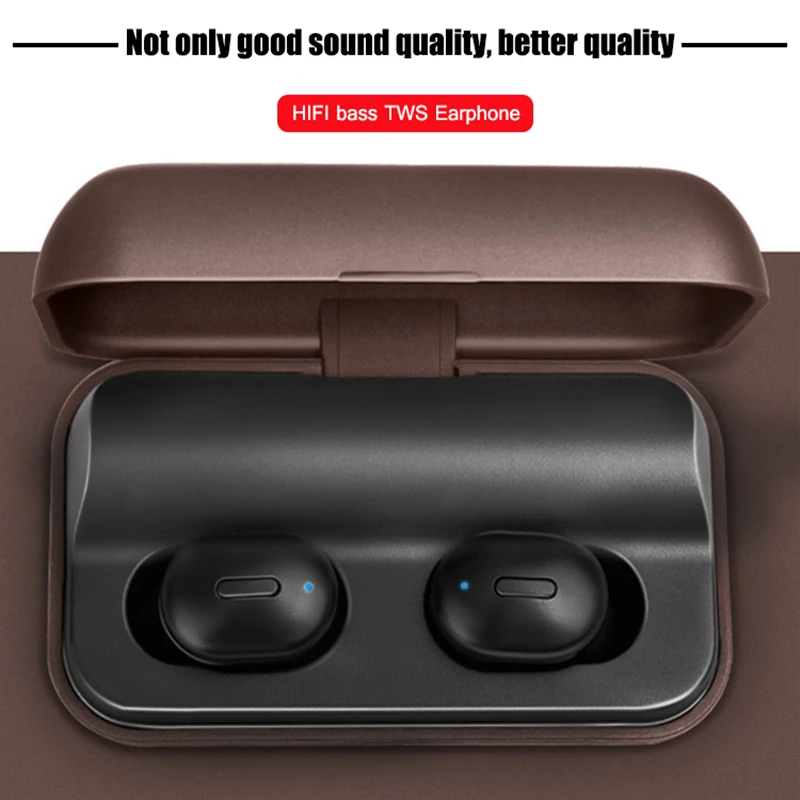 T1 TWS bluetooth наушники стерео объемный HIFI бас Водонепроницаемая гарнитура снижение