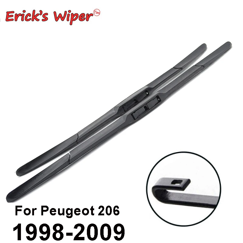 Erick's Wiper Front Wiper Blades For Peugeot 206 Hatchback SW CC 1998