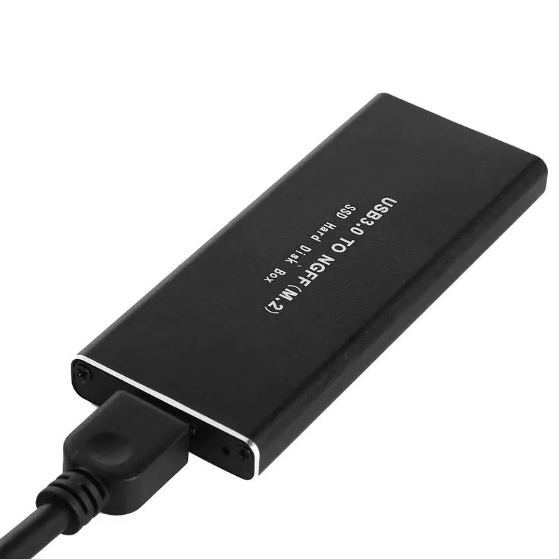 

USB 3.0 to SATA NGFF M.2 B Key SSD Portable USB Enclosure External M.2 SSD Portable Box Case for 2230/2242/2260/2280 m2