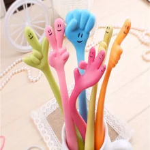 50 шт/1 лот смешная шариковая ручка выразительная мультяшная шариковая ручка креативная ручная гнущаяся корейские канцелярские товары оптом