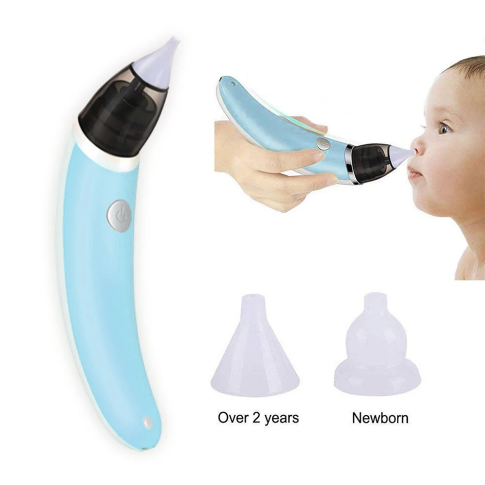 1 шт., 3 цвета, для новорожденных, для чистки носа, мягкий силиконовый Электрический носовой аспиратор, пятискоростная регулировка, очищение носа