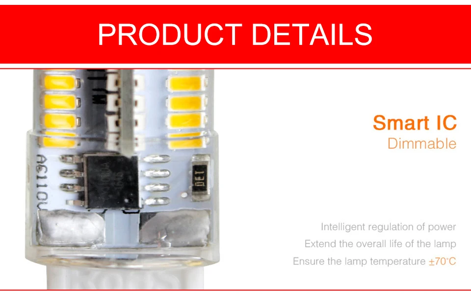 G4 G8 G9 LED Chandelier Lamp  (6)